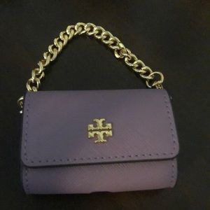 NEW with tags! Tory Burch AirPods Case Emerson purple